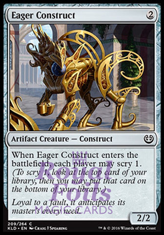 Eager Construct 4x FOIL KLD MTG Kaladesh Common MINT artifact
