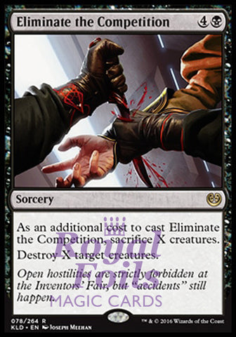 **2x FOIL Eliminate the Competition** KLD MTG Kaladesh Rare MINT black