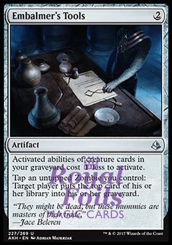 Embalmer's Tools 1x FOIL AKH MTG Amonkhet Uncommon MINT artifact