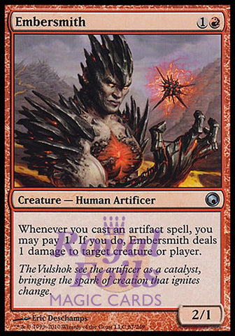 Embersmith 2x FOIL SOM MTG Scars of Mirrodin Uncommon MINT red