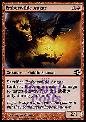 **4x FOIL Emberwilde Augur** FUT MTG Future Sight Common NM+ red