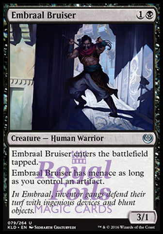 **4x FOIL Embraal Bruiser** KLD MTG Kaladesh Uncommon 2 MT 2 NM black