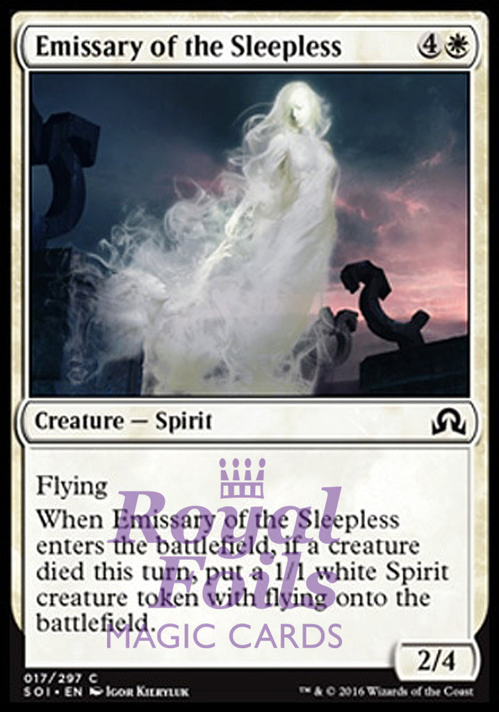 Emissary of the Sleepless 4x FOIL SOI MTG Shadows Over Innistrad Common MINT white