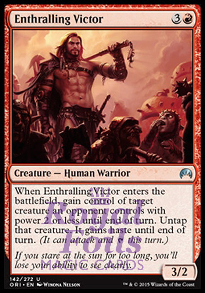 Enthralling Victor 2x FOIL ORI MTG Magic Origins Uncommon MINT red