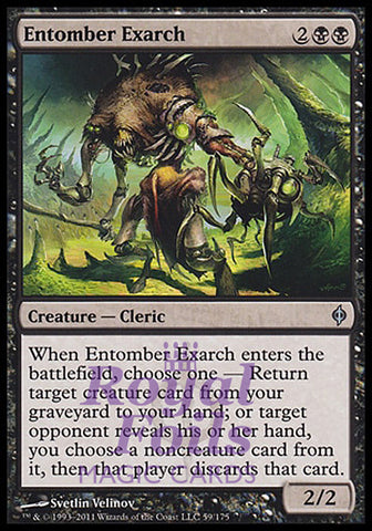 Entomber Exarch 1x FOIL NPH MTG New Phyrexia Uncommon MINT black