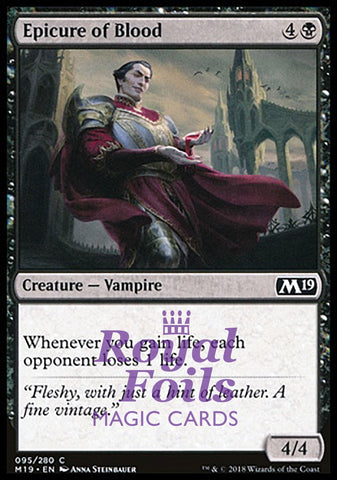 Epicure of Blood 2x FOIL M19 MTG Core Set 2019 Common MINT black