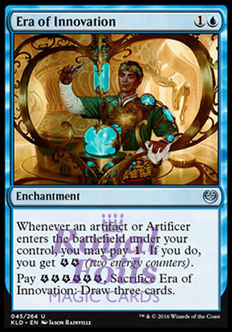 Era of Innovation 4x FOIL KLD MTG Kaladesh Uncommon 2 MINT 2 NM blue