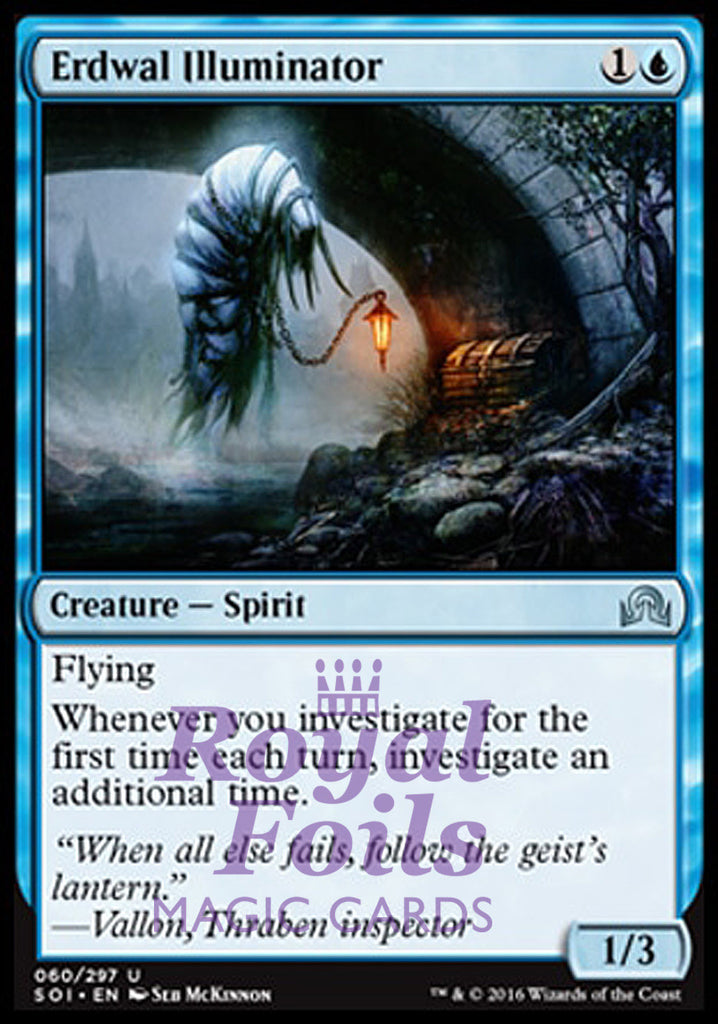 Erdwal Illuminator 1x FOIL SOI MTG Shadows Over Innistrad Uncommon MINT blue