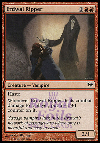 **4x FOIL Erdwal Ripper** DKA MTG Dark Ascension Common MINT red