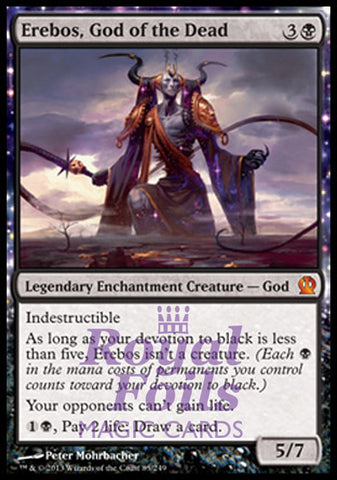 Erebos God of the Dead 1x FOIL THS MTG Theros Mythic MINT black