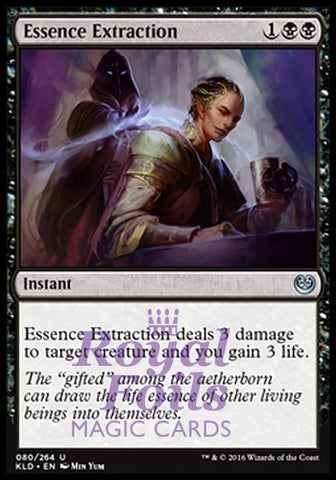 Essence Extraction 4x FOIL KLD MTG Kaladesh Uncommon NM black instant