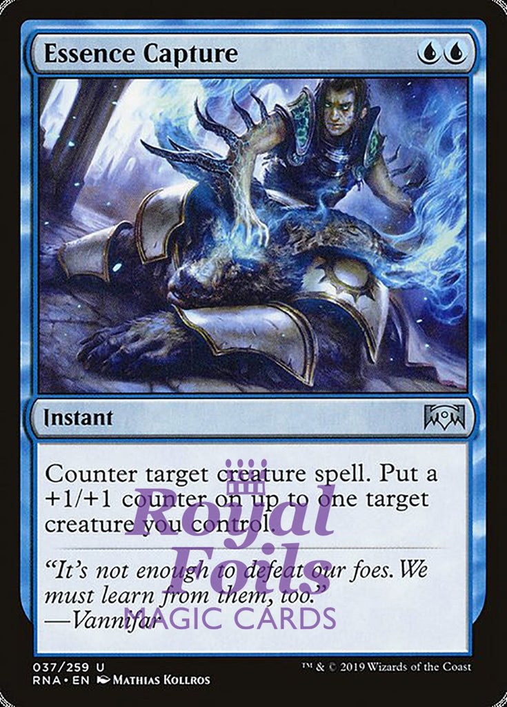 Essence Capture 2x FOIL RNA MTG Ravnica Allegiance Uncommon MINT blue