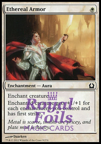 **1x FOIL Ethereal Armor** RTR MTG Return to Ravnica Common MINT white