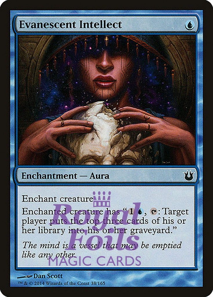 Evanescent Intellect 4x FOIL BNG MTG Born of the Gods Common MINT blue
