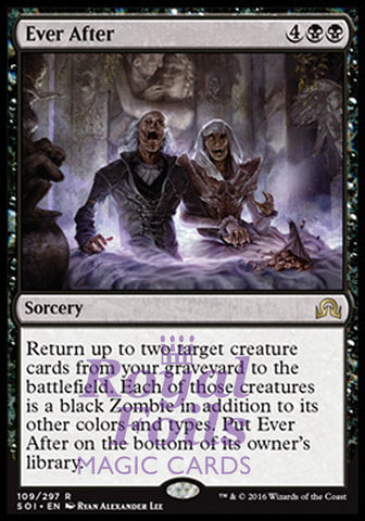 **2x FOIL Ever After** SOI MTG Shadows Over Innistrad Rare MINT black