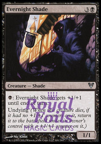 Evernight Shade 2x FOIL AVR MTG Avacyn Restored Uncommon 1 NM 1 VF black