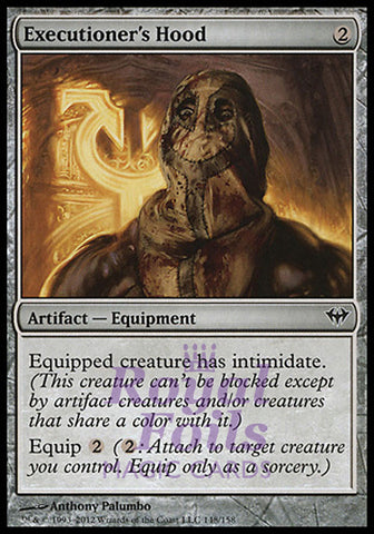 Executioner's Hood 4x FOIL DKA MTG Dark Ascension Common MINT artifact