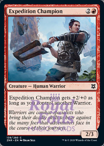 **4x FOIL Expedition Champion** ZNR MTG Zendikar Rising Common MINT red