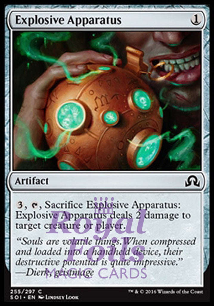Explosive Apparatus 4x FOIL SOI MTG Shadows Over Innistrad Common MINT artifact