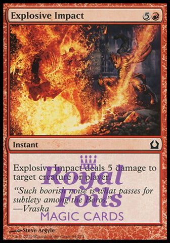 Explosive Impact 4x FOIL RTR MTG Return to Ravnica Common MINT red