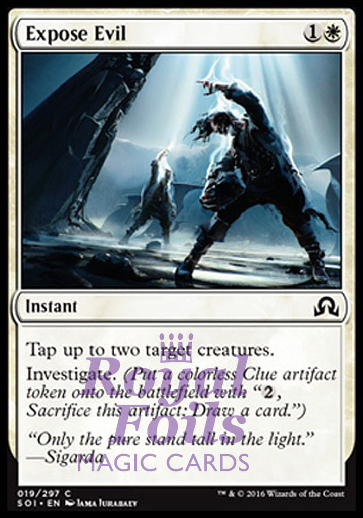 Expose Evil 4x FOIL SOI MTG Shadows Over Innistrad Common MINT white