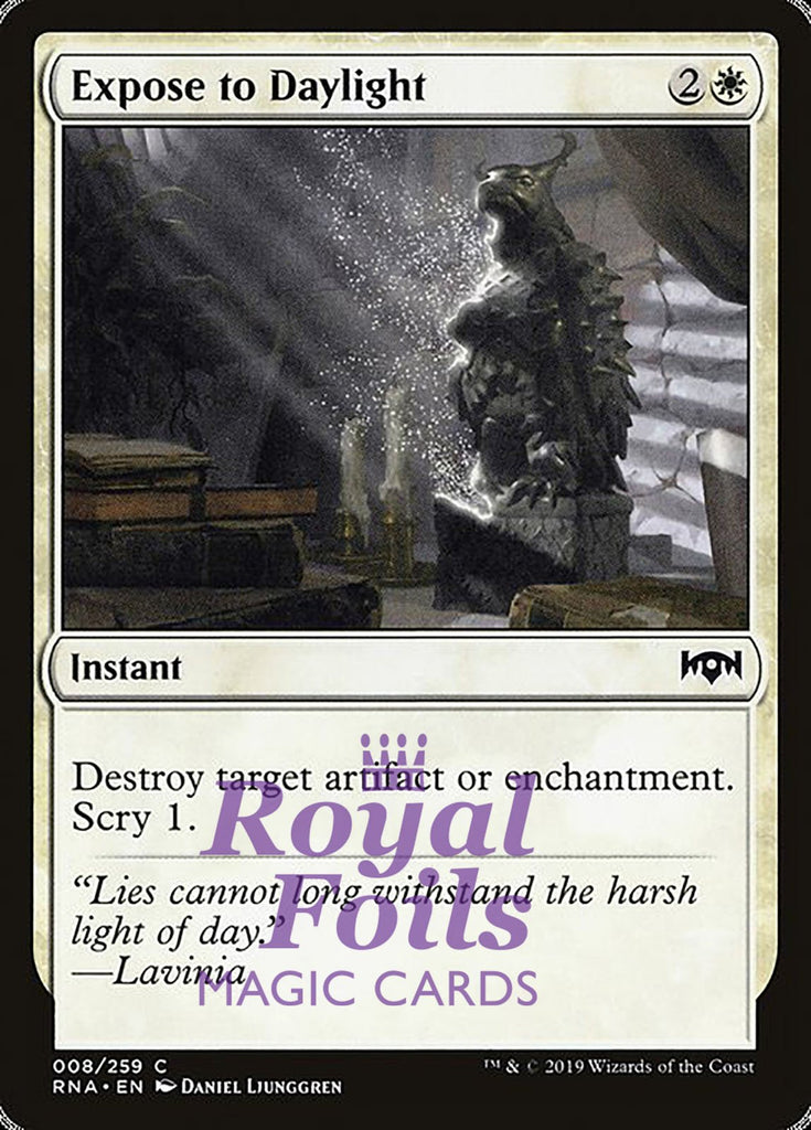 Expose to Daylight 4x FOIL RNA MTG Ravnica Allegiance Common MINT white