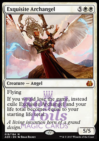 **1x FOIL Exquisite Archangel** AER MTG Aether Revolt Mythic NM+ white