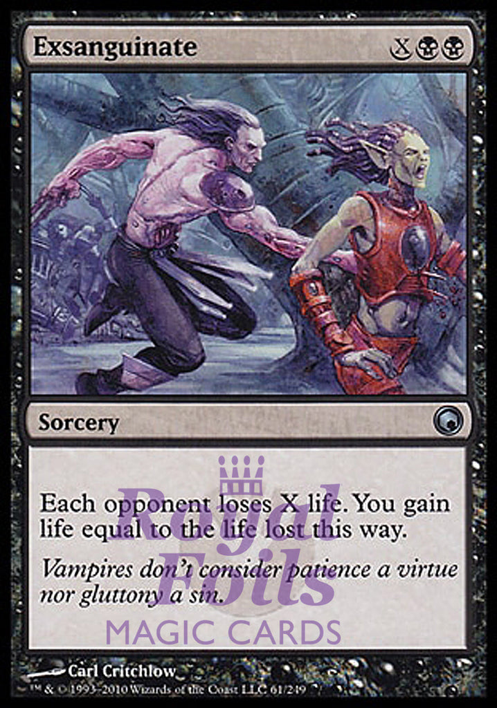 Exsanguinate 1x FOIL SOM MTG Scars of Mirrodin Uncommon MINT black
