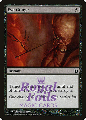 Eye Gouge 4x FOIL BNG MTG Born of the Gods Common MINT black