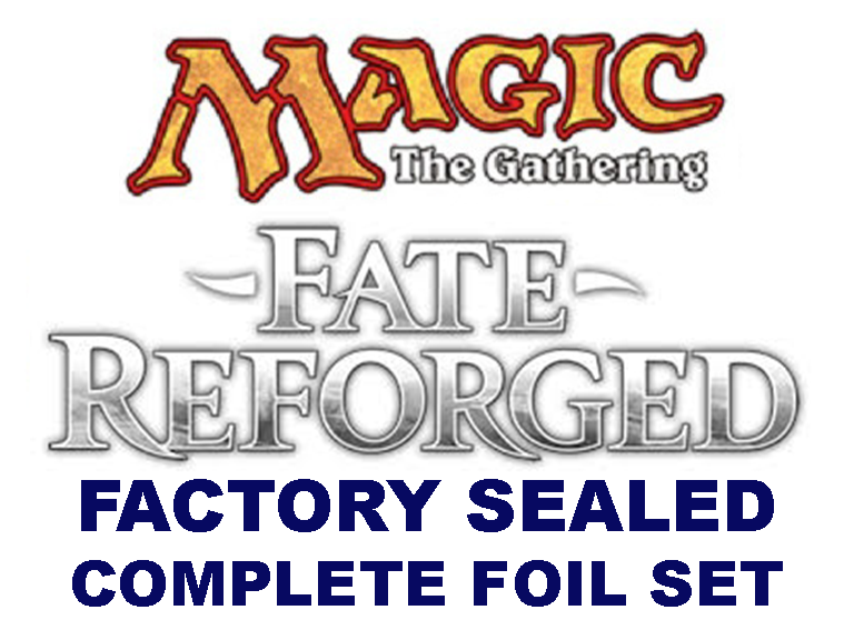 **1x Complete FOIL Fate Reforged Factory Sealed Set** MTG FRF Ugin Spirit Dragon