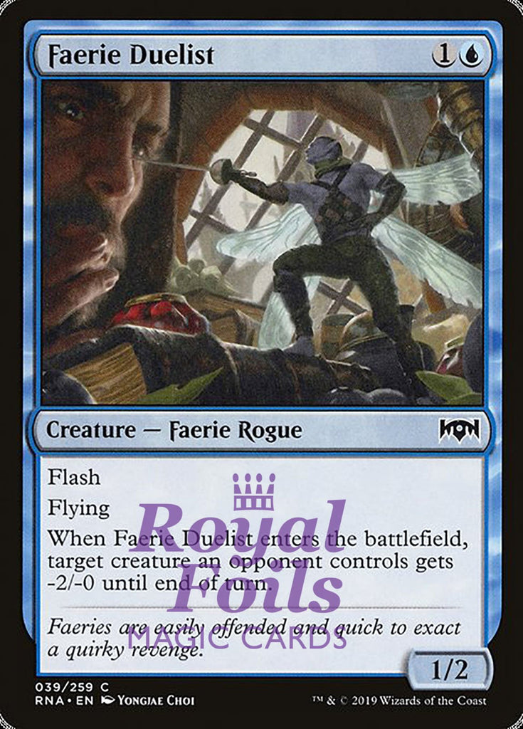 Faerie Duelist 4x FOIL RNA MTG Ravnica Allegiance Common MINT blue