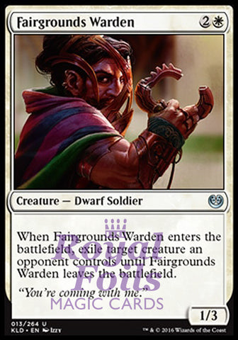 Fairgrounds Warden 2x FOIL KLD MTG Kaladesh Uncommon MINT white