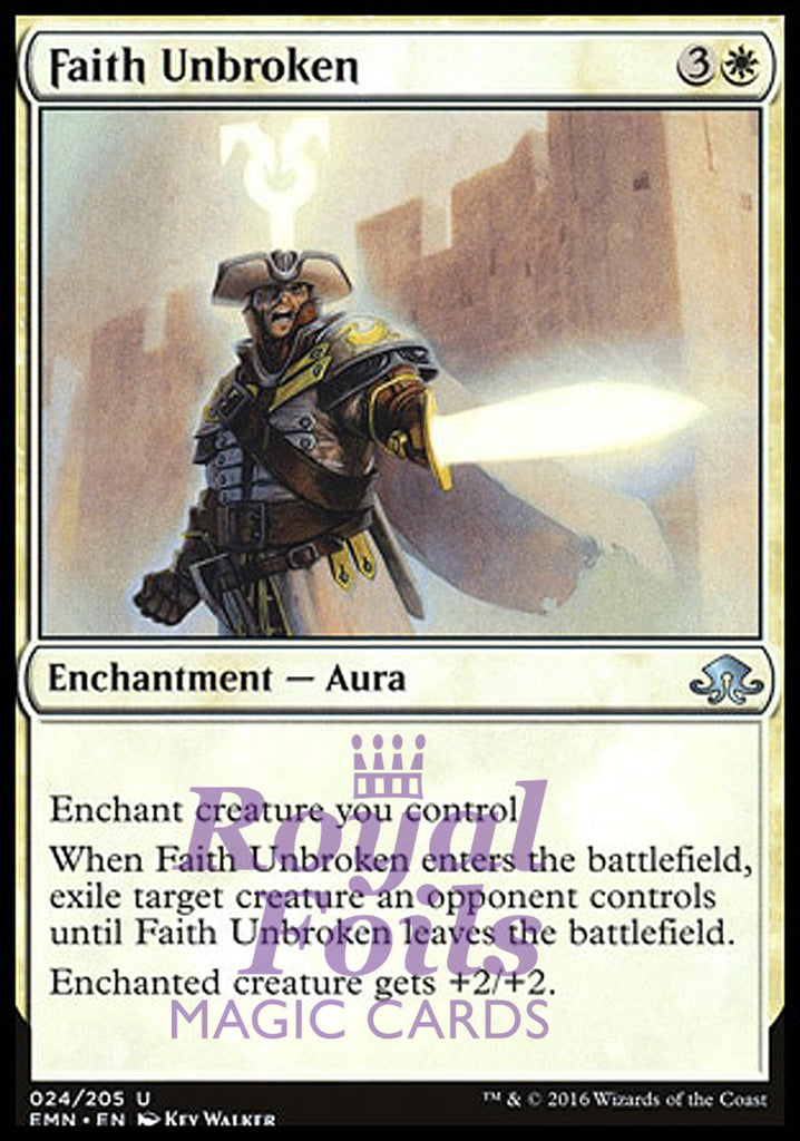 Faith Unbroken 2x FOIL EMN MTG Eldritch Moon Uncommon MINT white