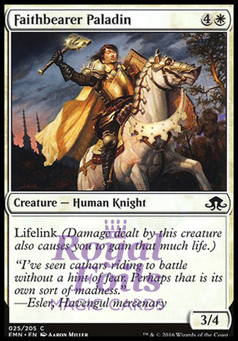 Faithbearer Paladin 4x FOIL EMN MTG Eldritch Moon Common MINT white
