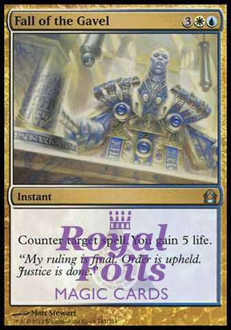 Fall of the Gavel 2x FOIL RTR MTG Return to Ravnica Uncommon MINT white blue