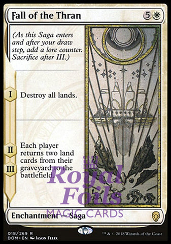 Fall of the Thran 1x FOIL DOM MTG Dominaria Rare MINT white