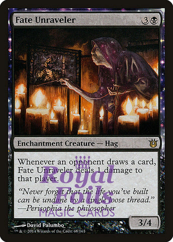 **1x FOIL Fate Unraveler** BNG MTG Born of the Gods Rare MINT black