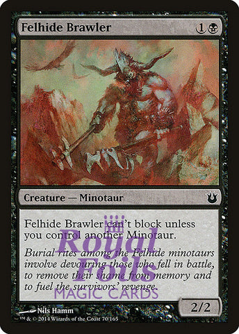 Felhide Brawler 4x FOIL BNG MTG Born of the Gods Common MINT black