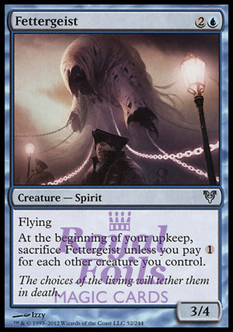 Fettergeist 3x FOIL AVR MTG Avacyn Restored Uncommon 2 MINT 1 NM blue