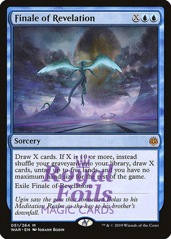 Finale of Revelation 1x FOIL WAR MTG War of the Spark Mythic MINT blue