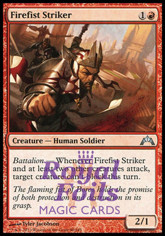 **2x FOIL Firefist Striker** GTC MTG Gatecrash Uncommon MINT red