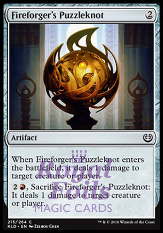 **4x FOIL Fireforger's Puzzleknot** KLD MTG Kaladesh Common MINT artifact