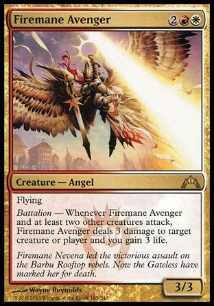 **1x FOIL Firemane Avenger** GTC MTG Gatecrash Rare MINT red white