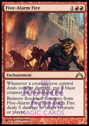 Five-Alarm Fire 2x FOIL GTC MTG Gatecrash Rare MINT red