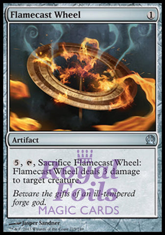 **4x FOIL Flamecast Wheel** THS MTG Theros Uncommon MINT artifact