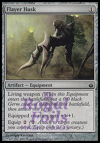 Flayer Husk 2x FOIL MBS MTG Mirrodin Besieged Common MINT artifact