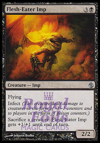 Flesh-Eater Imp 1x FOIL MBS MTG Mirrodin Besieged Uncommon MINT black