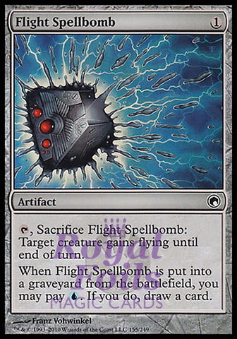 Flight Spellbomb 4x FOIL SOM MTG Scars of Mirrodin Common MINT blue artifact