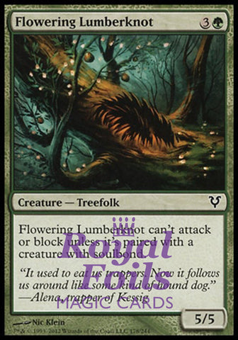 Flowering Lumberknot 3x FOIL AVR MTG Avacyn Restored Common MINT green