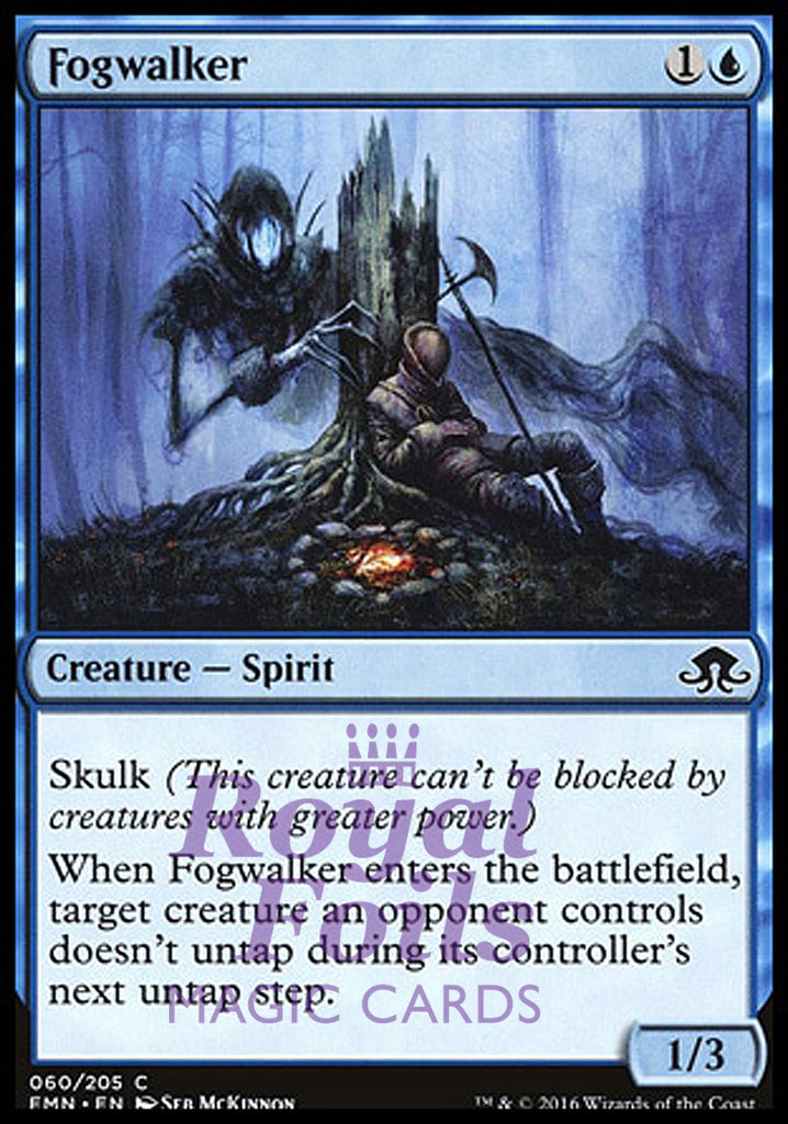 Fogwalker 4x FOIL EMN MTG Eldritch Moon Common MINT blue